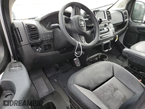 2024 Ram ProMaster Cargo Tradesman with VIN 3C6LRVBG8RE112454, listed as a Copart auction lot 74793884 with Not Provided miles and Salvage Title. Bid and sale history available at DreamBid. Image 8.