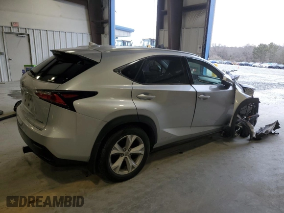 2017 Lexus NX 300h with VIN JTJBJRBZ0H2059875, listed as a Copart auction lot 88512635 with 105,468 mi miles and Salvage Title. Bid and sale history available at DreamBid. Image 3.