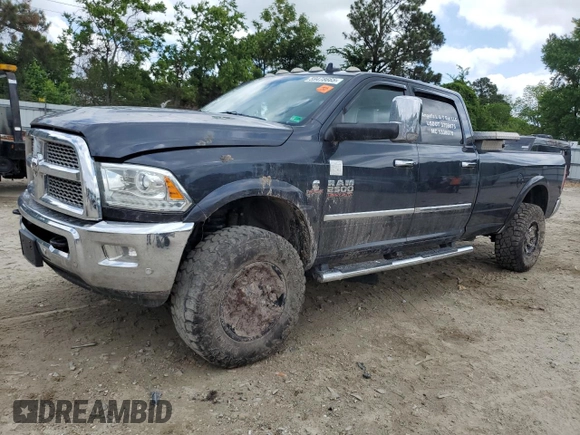 2018 Ram 2500 Laramie with VIN 3C6UR5KL0JG409826, listed as a Copart auction lot 59478665 with 262,261 mi miles and Salvage title. Bid and sale history available at DreamBid. Image 1.