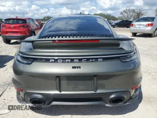 2023 Porsche 911 Turbo with VIN WP0AD2A99PS258016, listed as a Copart auction lot 72852814 with 7,386 mi miles and Salvage Title. Bid and sale history available at carsss.com. Image 6.