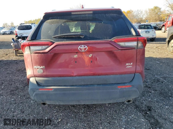 2019 Toyota RAV4 XLE with VIN JTMP1RFV5KJ003203, listed as a Copart auction lot 78794664 with 0 mi miles and Salvage Title. Bid and sale history available at carsss.com. Image 6.
