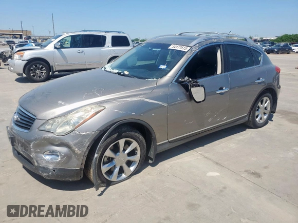 2008 Infiniti EX Journey with VIN JNKAJ09E18M306787, listed as a Copart auction lot 54177615 with 97,517 mi miles and Salvage Title. Bid and sale history available at DreamBid. Image 1.