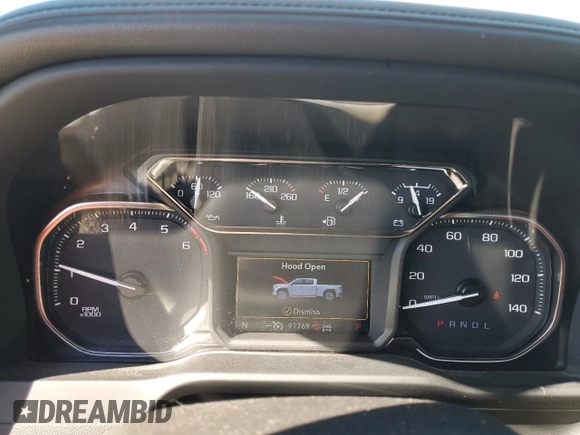 2022 GMC Sierra 1500 Limited SLT with VIN 3GTU9DED2NG161298, listed as a Copart auction lot 74891364 with 91,769 mi miles and Clean Title. Bid and sale history available at carsss.com. Image 9.