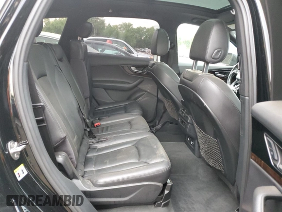 2018 Audi Q7 Premium with VIN WA1AAAF72JD000694, listed as a Copart auction lot 55625414 with 55,602 mi miles and Salvage title. Bid and sale history available at DreamBid. Image 11.