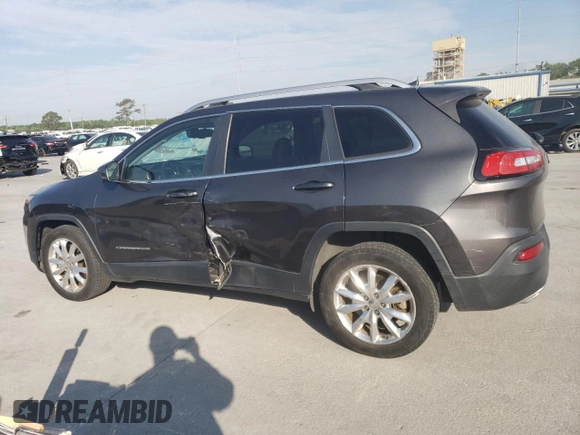 2016 Jeep Cherokee Limited with VIN 1C4PJLDS3GW320252, listed as a Copart auction lot 53717275 with 56,793 mi miles and Salvage title. Bid and sale history available at DreamBid. Image 2.