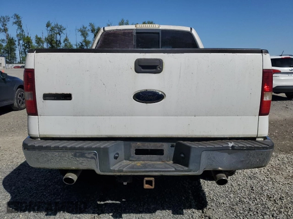 2004 Ford F-150 XLT with VIN 1FTPW14524KB46905, listed as a Copart auction lot 55124945 with 0 mi miles and Clean Title. Bid and sale history available at carsss.com. Image 6.