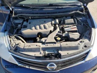 2011 Nissan Versa 1.8 S with VIN 3N1BC1AP1BL424295, listed as a Copart auction lot 89119855 with 0 mi miles and Salvage Title. Bid and sale history available at carsss.com. Image 12.