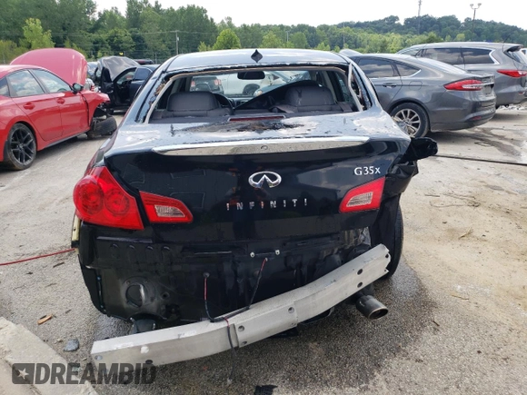 2007 Infiniti G35 G35x with VIN JNKBV61F57M819393, listed as a Copart auction lot 61882334 with 105,398 mi miles and Non Repairable. Bid and sale history available at DreamBid. Image 6.