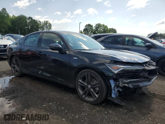 2024 Acura Integra Technology with VIN 19UDE4H62RA015403, listed as a Copart auction lot 60281775 with 14,563 mi miles and Salvage title. Bid and sale history available at DreamBid. Image 4.