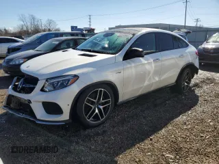 2017 Mercedes-Benz GLE 43 AMG z VIN 4JGED6EB7HA062696, wystawiony jako Copart lot #45717515 z przebiegiem 160 445 mil mil oraz Szkoda całkowita • Salvage title. Historia ofert i sprzedaży dostępna na DreamBid. Obrazek 1.