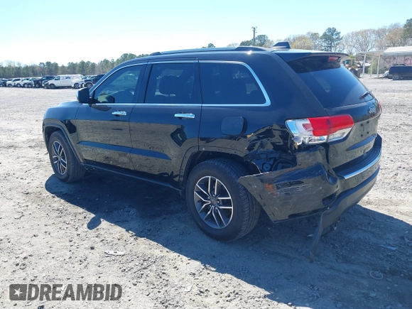 2019 Jeep Grand Cherokee Limited with VIN 1C4RJEBG6KC698028, listed as a IAAI auction lot 41838843 with 65,963 mi miles and . Bid and sale history available at DreamBid. Image 3.