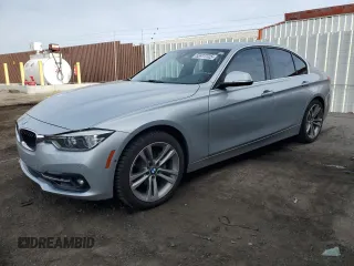 2017 BMW 3 Series 330i with VIN WBA8B9C56HK884452, listed as a Copart auction lot 52417725 with 33,007 mi miles and Salvage Title. Bid and sale history available at carsss.com. Image 1.