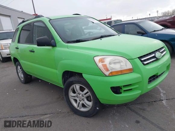 2008 Kia Sportage LX with VIN KNDJE723287471835, listed as a IAAI auction lot 41268401 with 200,404 mi miles and . Bid and sale history available at DreamBid. Image 1.