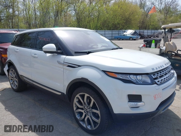 2015 Land Rover Range Rover Evoque Prestige with VIN SALVV2BG4FH076675, listed as a IAAI auction lot 42138353 with 99,751 mi miles and . Bid and sale history available at DreamBid. Image 1.