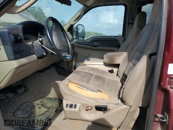 2005 Ford F-250 XL z VIN 1FTSW21P15EC81377, wystawiony jako Copart lot #59781105 z przebiegiem 216 858 mil mil oraz Szkoda całkowita • Salvage title. Historia ofert i sprzedaży dostępna na DreamBid. Obrazek 7.