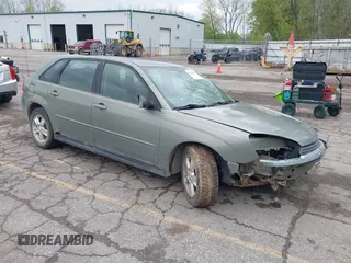 2005 Chevrolet Malibu Maxx LS z VIN 1G1ZT62805F185667, wystawiony jako IAAI lot #42201296 z przebiegiem 190 893 mil mil oraz . Historia ofert i sprzedaży dostępna na DreamBid. Obrazek 1.