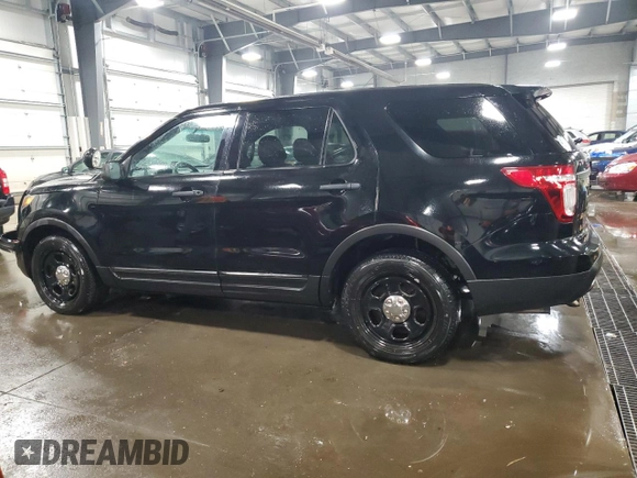 2014 Ford Utility Police Interceptor with VIN 1FM5K8AR3EGA04453, listed as a Copart auction lot 87294124 with 200,560 mi miles and Salvage Title. Bid and sale history available at carsss.com. Image 2.