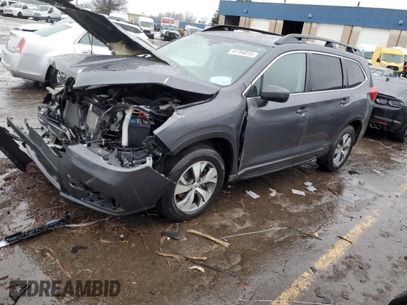 2021 Subaru Ascent Premium with VIN 4S4WMAFD1M3419957, listed as a Copart auction lot 41754015 with 41,515 mi miles and Salvage Title. Bid and sale history available at carsss.com. Image 1.