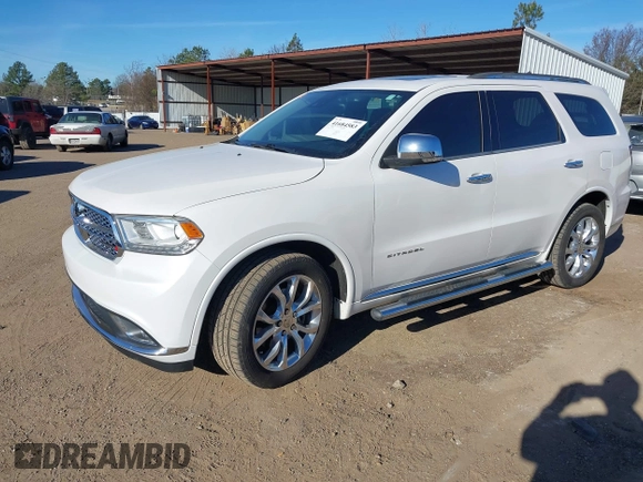 2017 Dodge Durango Citadel with VIN 1C4SDJET1HC757442, listed as a IAAI auction lot 41684583 with 120,788 mi miles and . Bid and sale history available at carsss.com. Image 2.