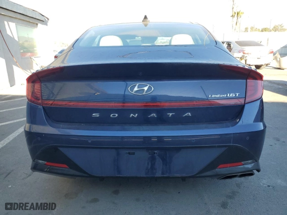 2022 Hyundai Sonata Limited with VIN 5NPEH4J28NH147294, listed as a Copart auction lot 42425445 with 44,136 mi miles and Salvage Title. Bid and sale history available at carsss.com. Image 6.