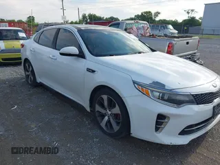 2016 Kia Optima SX Turbo with VIN 5XXGW4L20GG016368, listed as a IAAI auction lot 42610152 with 165,525 mi miles and . Bid and sale history available at DreamBid. Image 1.