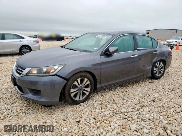 2013 Honda Accord LX z VIN 1HGCR2F33DA264525, wystawiony jako Copart lot #58628805 z przebiegiem 118 763 mil mil oraz Szkoda całkowita • Salvage title. Historia ofert i sprzedaży dostępna na DreamBid. Obrazek 1.