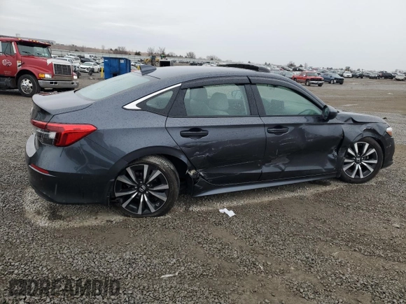 2024 Honda Civic EX z VIN 2HGFE1F79RH336732, wystawiony jako Copart lot #43025295 z przebiegiem 5 468 mil mil oraz Szkoda całkowita • Salvage title. Historia ofert i sprzedaży dostępna na DreamBid. Obrazek 3.
