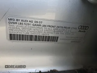 2008 Audi A6 z VIN WAUDH94FX8N044399, wystawiony jako Copart lot #45717125 z przebiegiem 192 607 mil mil oraz Szkoda całkowita • Salvage title. Historia ofert i sprzedaży dostępna na DreamBid. Obrazek 12.