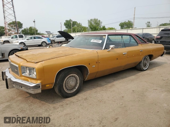 1975 Chevrolet Caprice with VIN 1N39Y5S114374, listed as a Copart auction lot 59376965 with 62,781 mi miles and Clean title. Bid and sale history available at DreamBid. Image 1.