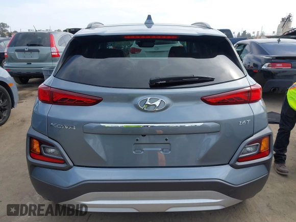 2019 Hyundai Kona Ultimate with VIN KM8K53A58KU198498, listed as a IAAI auction lot 42046679 with 57,327 mi miles and . Bid and sale history available at carsss.com. Image 17.