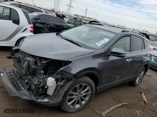 2017 Toyota RAV4 Limited with VIN JTMDFREV2HJ165997, listed as a Copart auction lot 49331295 with 87,376 mi miles and Salvage Title. Bid and sale history available at carsss.com. Image 1.