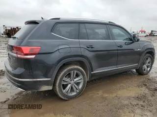 2018 Volkswagen Atlas SE with VIN 1V2FR2CA2JC570337, listed as a Copart auction lot 42166595 with 55,997 mi miles and Salvage title. Bid and sale history available at DreamBid. Image 3.