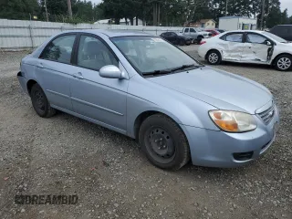 2007 Kia Spectra EX with VIN KNAFE121875438749, listed as a Copart auction lot 60255525 with 171,182 mi miles and Salvage title. Bid and sale history available at DreamBid. Image 4.