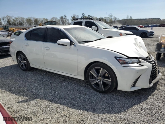 2017 Lexus GS with VIN JTHBZ1BL0HA010446, listed as a Copart auction lot 51004175 with 88,547 mi miles and Salvage Title. Bid and sale history available at carsss.com. Image 4.