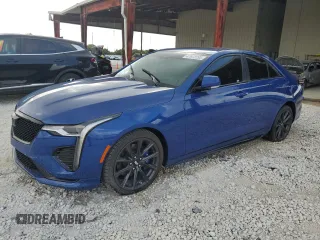 2021 Cadillac CT4 V-Series z VIN 1G6DH5RL1M0144492, wystawiony jako Copart lot #47973795 z przebiegiem Nie podano mil oraz Szkody całkowita. Historia ofert i sprzedaży dostępna na DreamBid. Obrazek 1.