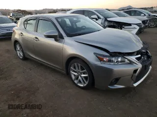 2017 Lexus CT with VIN JTHKD5BH9H2289603, listed as a Copart auction lot 80085064 with 104,419 mi miles and Salvage Title. Bid and sale history available at carsss.com. Image 4.
