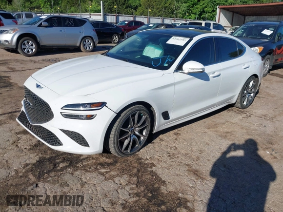 2022 Genesis G70 2.0T with VIN KMTG34TA2NU103990, listed as a IAAI auction lot 42302385 with 39,090 mi miles and . Bid and sale history available at DreamBid. Image 18.
