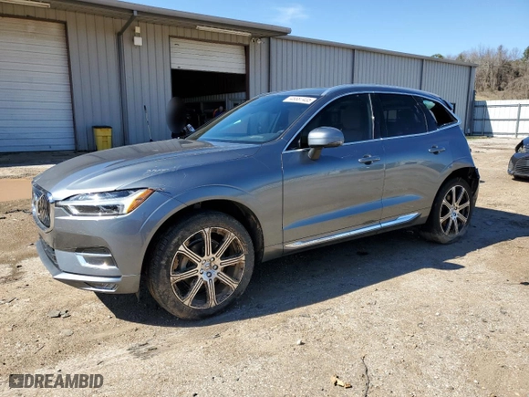 2021 Volvo XC60 Inscription with VIN YV4102RL9M1710816, listed as a Copart auction lot 45587435 with 50,466 mi miles and Salvage Title. Bid and sale history available at carsss.com. Image 1.