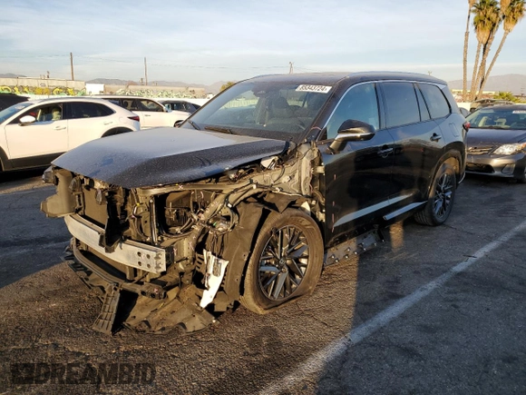 2024 Lexus TX 350 with VIN 5TDAAAA65RS007966, listed as a Copart auction lot 85343724 with 35,782 mi miles and Salvage title. Bid and sale history available at DreamBid. Image 1.