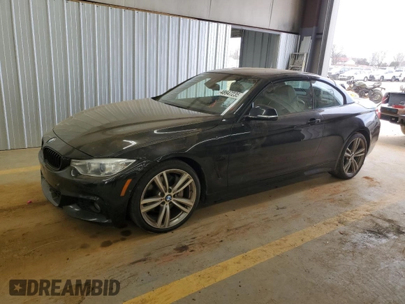 2015 BMW 4 Series 435i with VIN WBA3T3C57FP939737, listed as a Copart auction lot 48947235 with 143,511 mi miles and Clean Title. Bid and sale history available at carsss.com. Image 1.