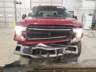2019 Ford F-150 XL with VIN 1FTEW1E4XKKE79119, listed as a Copart auction lot 43783225 with 80,609 mi miles and Salvage Title. Bid and sale history available at carsss.com. Image 5.