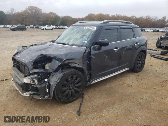 2020 MINI Countryman Cooper S with VIN WMZYW7C09L3M12300, listed as a Copart auction lot 84669534 with 58,338 mi miles and Clean title. Bid and sale history available at DreamBid. Image 1.