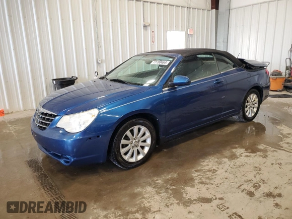 2010 Chrysler Sebring Touring with VIN 1C3BC5ED6AN166539, listed as a Copart auction lot 77780464 with 162,531 mi miles and Non Repairable. Bid and sale history available at carsss.com. Image 1.