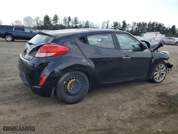 2015 Hyundai Veloster with VIN KMHTC6ADXFU219599, listed as a Copart auction lot 50993295 with 0 mi miles and Clean Title. Bid and sale history available at carsss.com. Image 3.