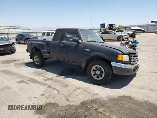 2001 Ford Ranger XL with VIN 1FTYR14U51PA09183, listed as a Copart auction lot 61071605 with 80,161 mi miles and Salvage title. Bid and sale history available at DreamBid. Image 4.