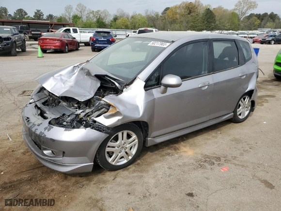 2008 Honda Fit Sport with VIN JHMGD38628S033061, listed as a Copart auction lot 50217965 with 187,069 mi miles and Salvage Title. Bid and sale history available at carsss.com. Image 1.
