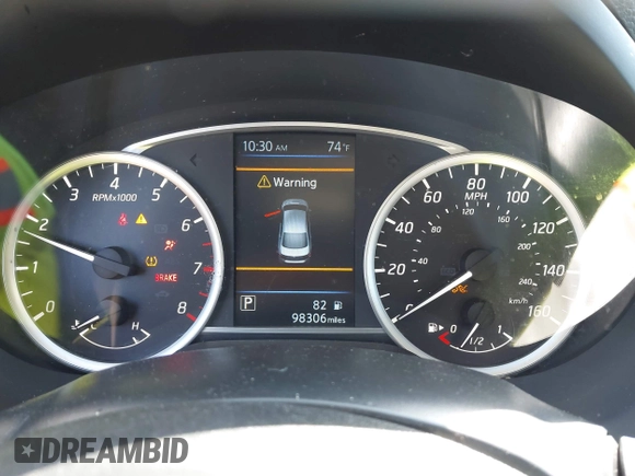 2019 Nissan Sentra SV with VIN 3N1AB7APXKY287653, listed as a IAAI auction lot 42068917 with 98,306 mi miles and . Bid and sale history available at DreamBid. Image 7.