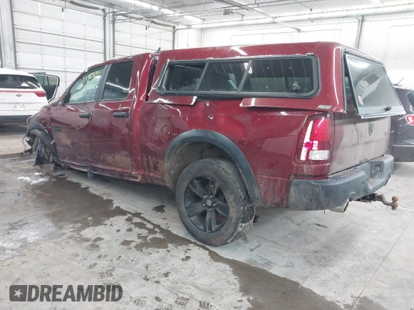 2021 Ram 1500 Classic Warlock with VIN 1C6RR7GT1MS506329, listed as a IAAI auction lot 41290485 with 56,819 mi miles. Bid and sale history available at carsss.com. Image 3.