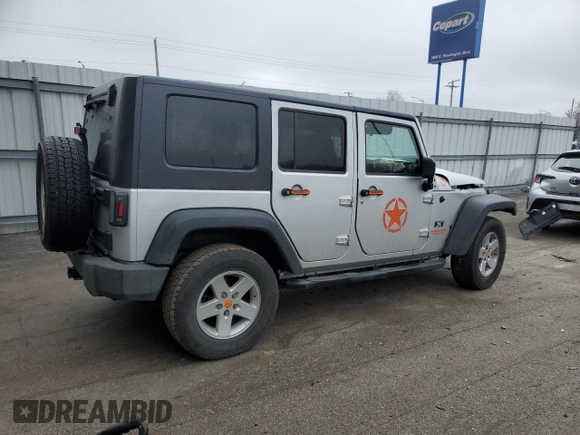 2008 Jeep Wrangler Unlimited X with VIN 1J4GA39188L653530, listed as a Copart auction lot 52585055 with 177,824 mi miles and Salvage Title. Bid and sale history available at carsss.com. Image 3.
