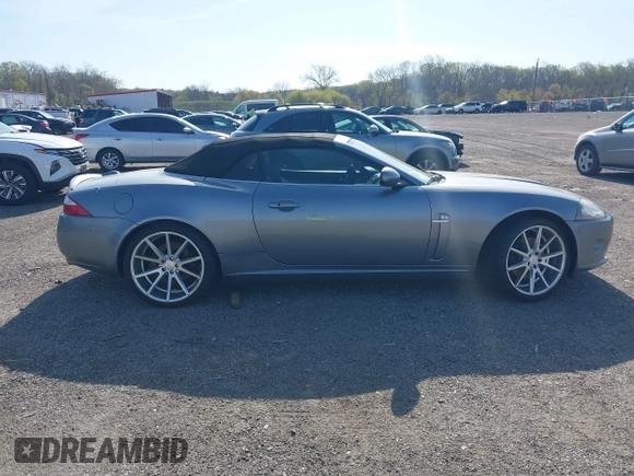 2007 Jaguar XK with VIN SAJWA44B075B11143, listed as a IAAI auction lot 42044257 with 122,842 mi miles. Bid and sale history available at carsss.com. Image 13.